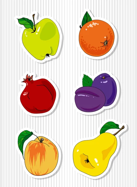Vector conjunto de frutas — Archivo Imágenes Vectoriales