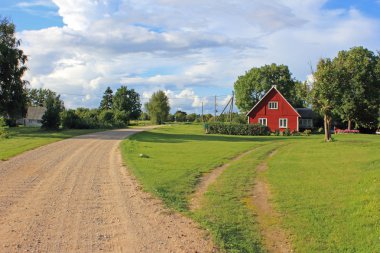 Landscape, Kihnu, Estonia clipart