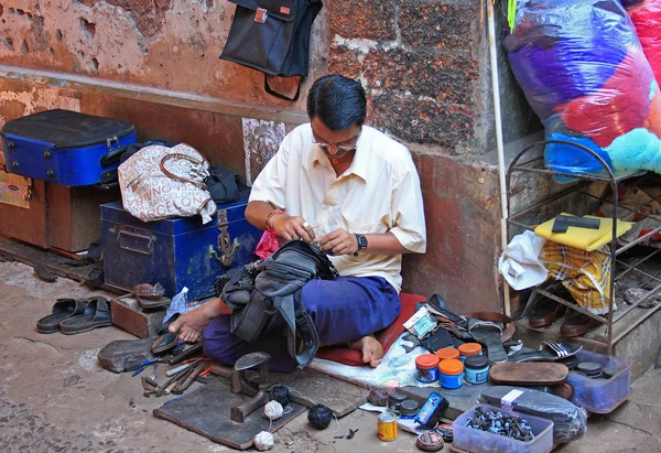 Shoemaker, India — Stock Photo, Image