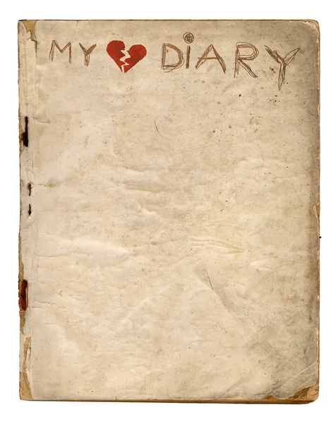 My Broken Heart Diary — Stock Photo, Image