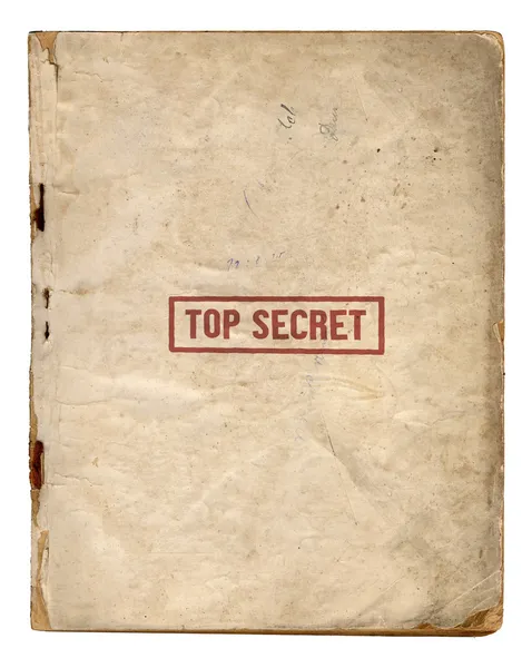 Archivos secretos superiores — Foto de Stock
