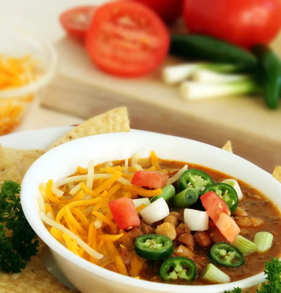 stock image Delicious Bowl of Spicy Jalapeno Chili