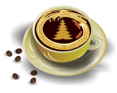 New Year's Coffee clipart