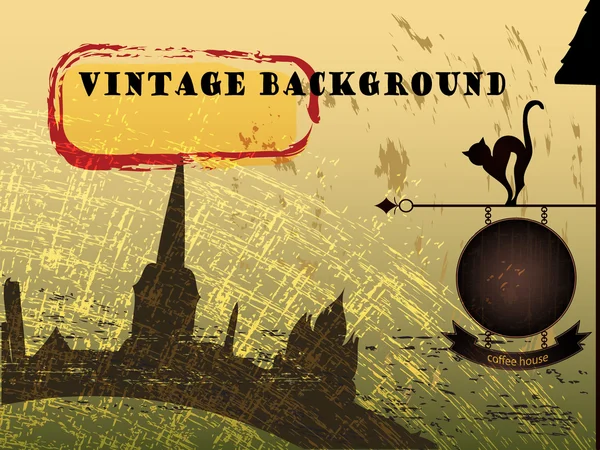 stock vector Vintage old style background