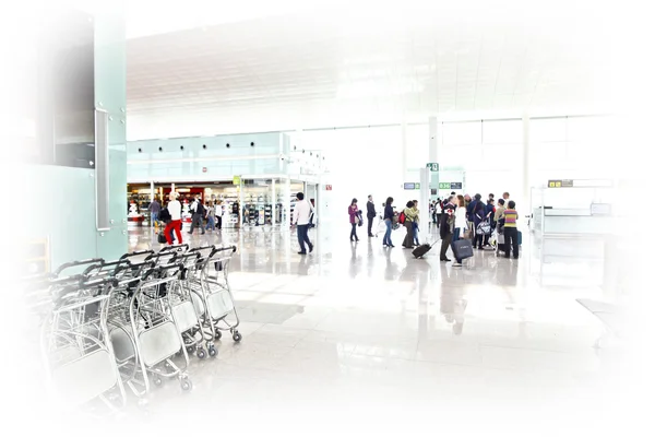 巴塞罗那机场 — 图库照片