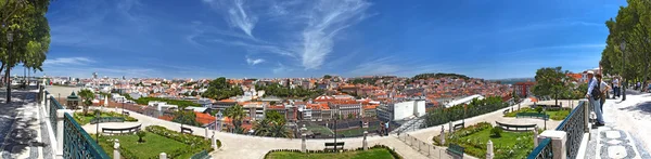 Panorama Lisabonu, Portugalsko — Stock fotografie