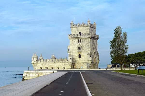 Башня Белем в Лисбоне (Португалия) ) — стоковое фото