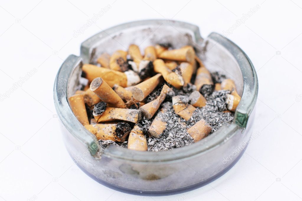 Full ashtray ⬇ Stock Photo, Image by © Vintori 9568553