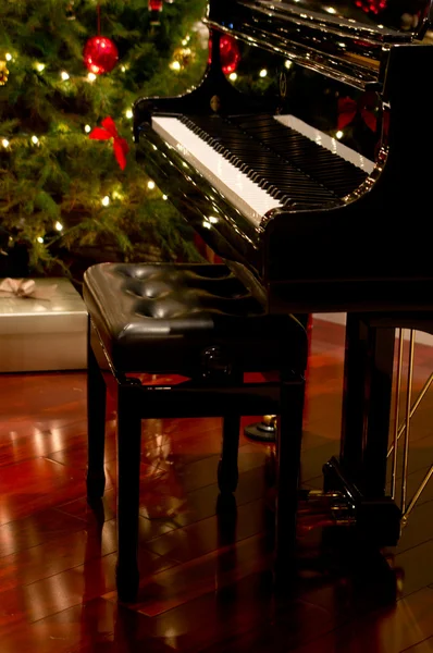Christmas Piano — Stock Photo, Image