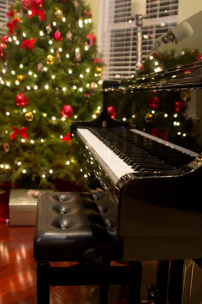 Piano de Navidad Imagen De Stock