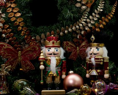 Christmas Wooden Nutcrackers clipart