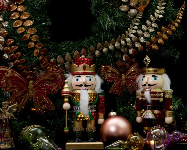クリスマス木製くるみ割り人形 — ストック写真