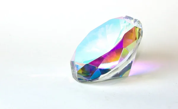 Faceted Mystic Topaz Gemstone — Stock Photo, Image