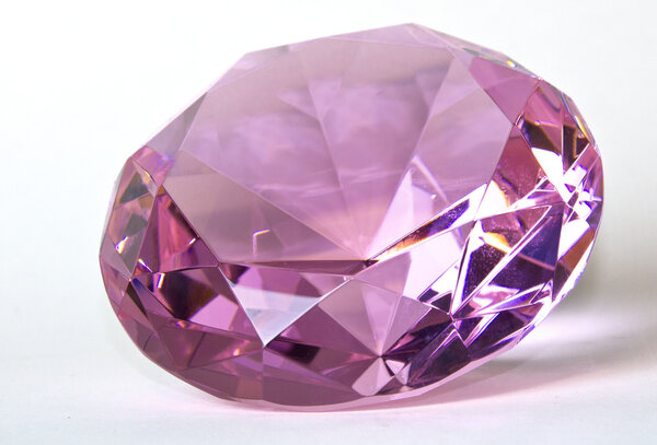 Faceted Pink Kunzite Gemstone