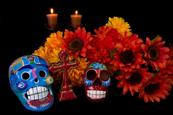 Dia De Los Muertos (Day of the Dead) Alter Stock Kép