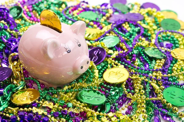 Mardi Gras Pig — Stock Photo, Image
