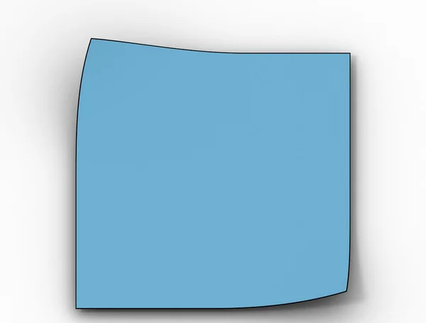 De kleur geïsoleerd papieren folders — Stockfoto
