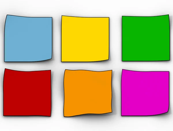 Kleur papieren folders — Stockfoto