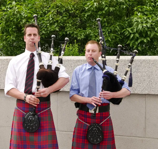 Bagpipe Players — Stock Photo, Image