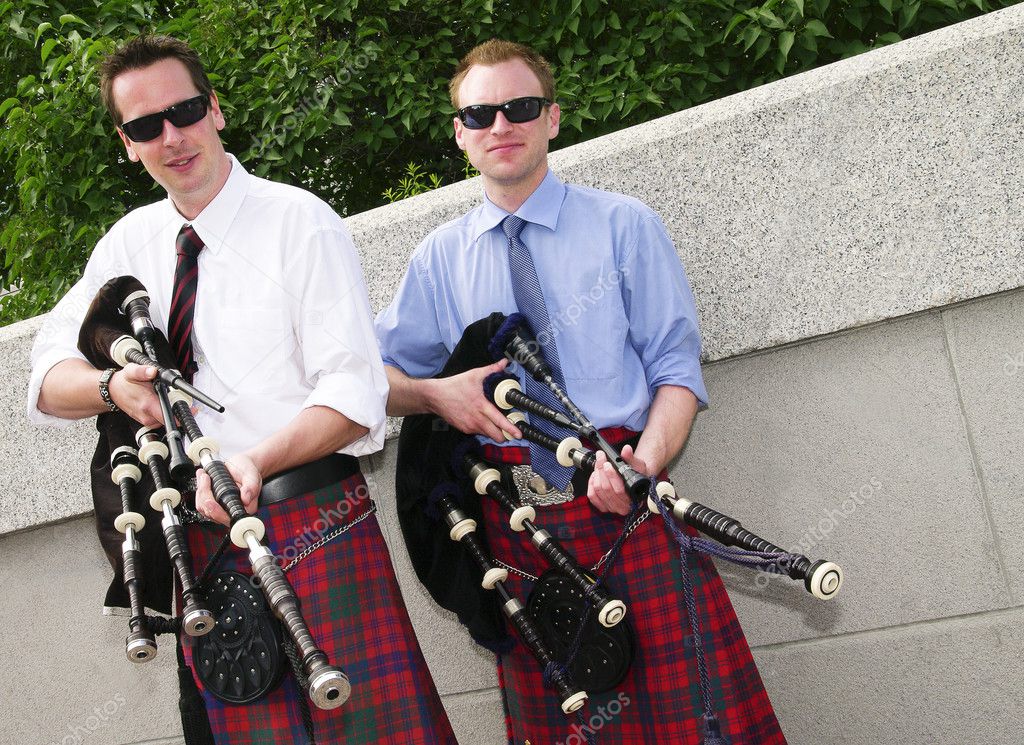 Bagpipe duo Stock Photo by ©mikeloiselle 10036559