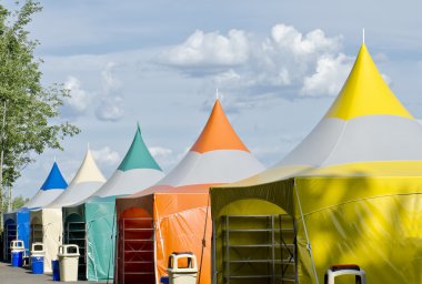 Colorful Tents clipart