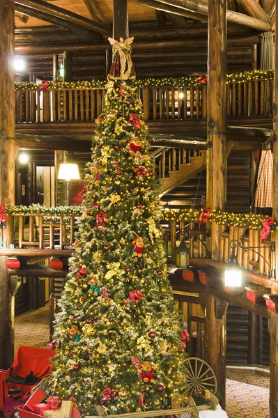 Hütte Weihnachtsbaum — Stockfoto
