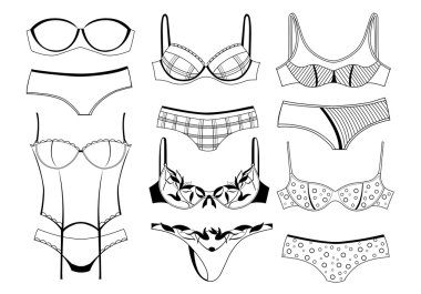 Lingerie clipart