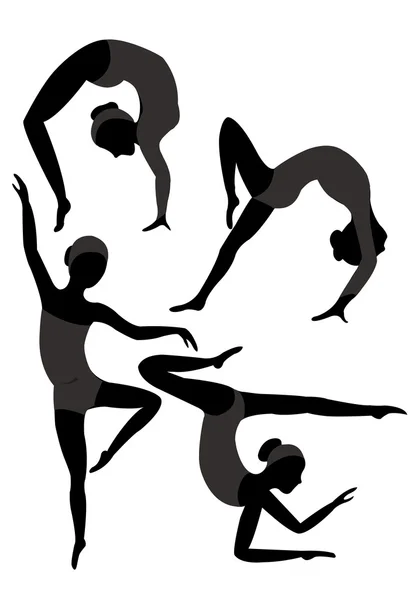 体操运动员 — 图库矢量图片