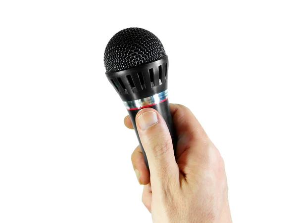 Kéz- és mikrofon Jogdíjmentes Stock Fotók