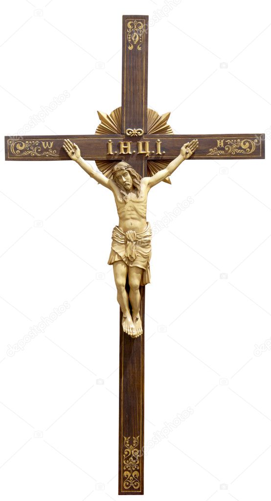 Holy cross with figure of crucified Jesus Christ