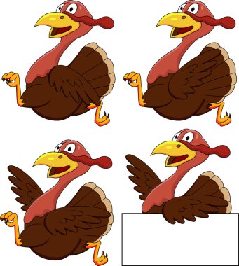 Turkey Cartoon clipart