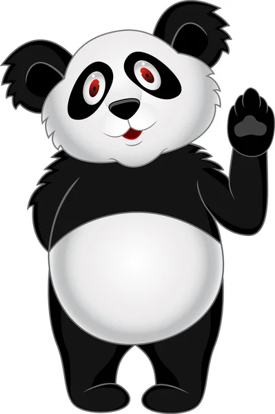 Cartone animato panda — Vettoriale Stock