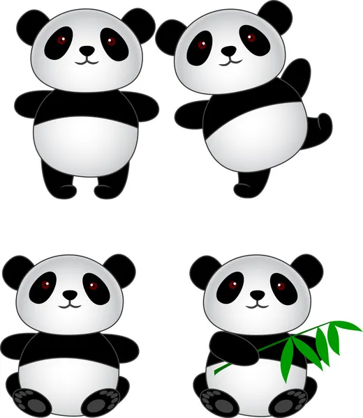 stock vector Panda Cartoon