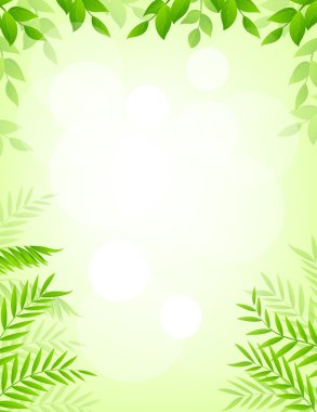 Leaves background clipart