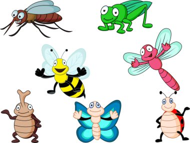 Insect cartoon clipart