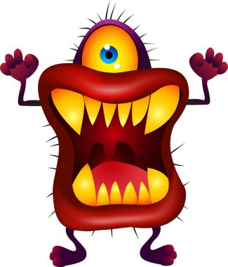 Monster Cartoon clipart