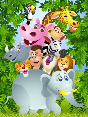 Animal cartoon clipart