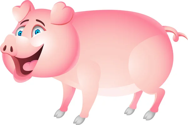 Schweinekarikatur — Stockvektor