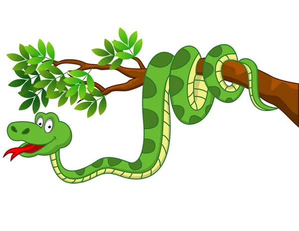 Caricature de serpent — Image vectorielle