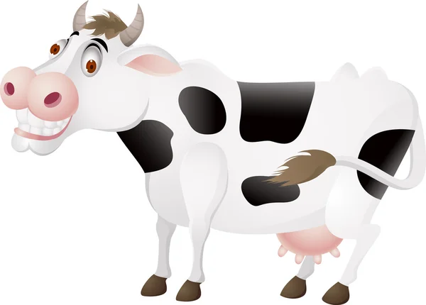 Cartone animato mucca — Vettoriale Stock