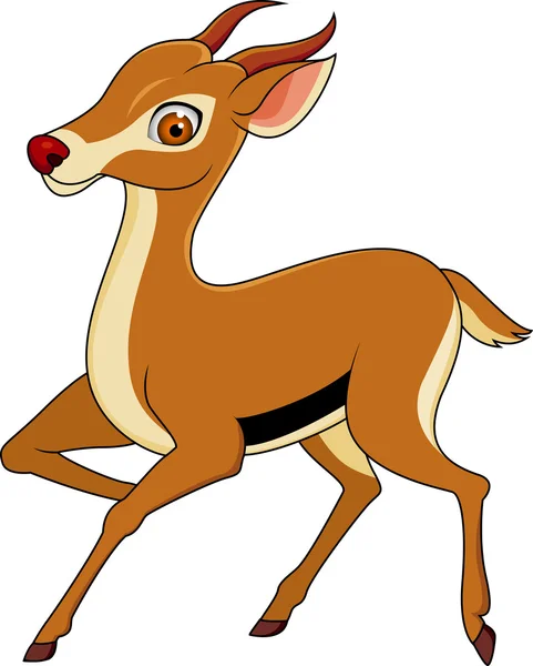 Caricatura de gacela — Vector de stock