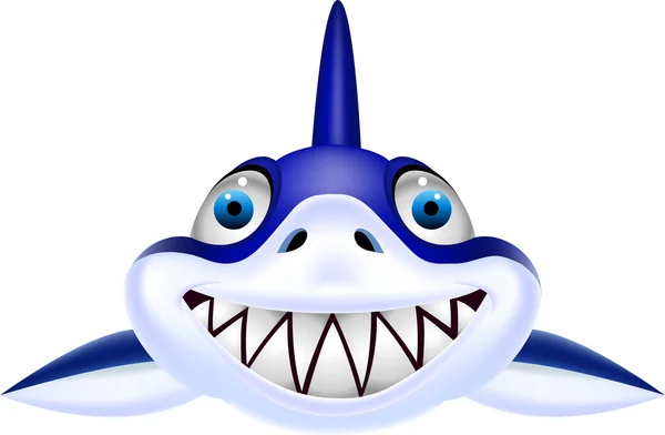 Haaien hoofd — Stockvector