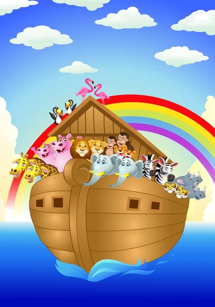 Noé bárkája — Stock Vector