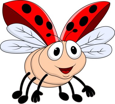 Lady bug karikatür