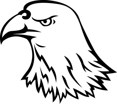 Eagle Head Tattoo clipart