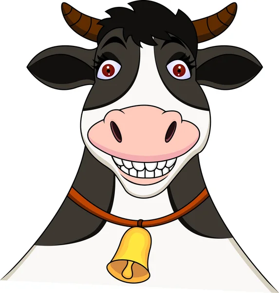 Desenhos animados de vaca — Vetor de Stock