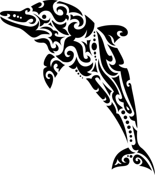 Dolphin-triball — Stockvector