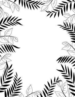 Jungle silhouette clipart