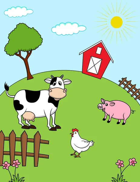 Farm Animal — Stock Vector