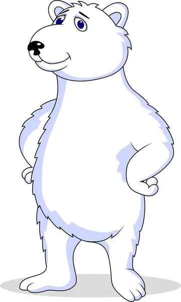 Полярний ведмідь мультфільм — стоковий вектор